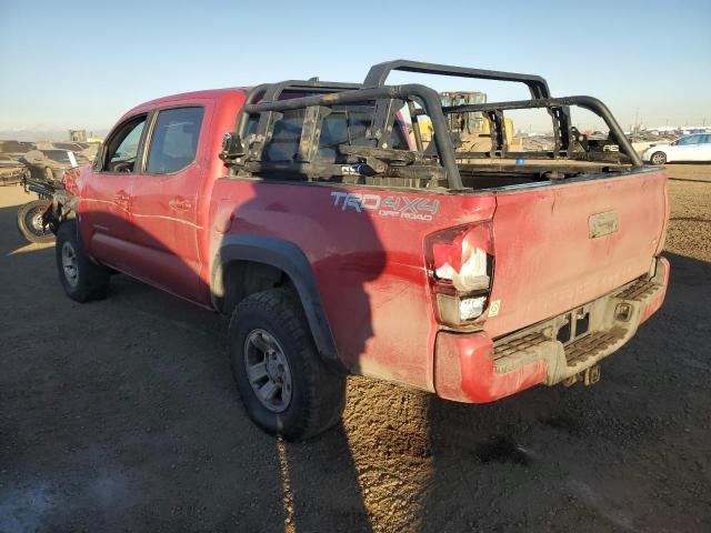 TOYOTA TACOMA DOU 2019 red  gas 5TFCZ5AN3KX209401 photo #3