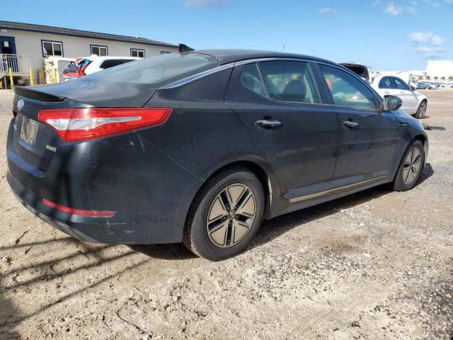 KIA OPTIMA HYB 2012 black  hybrid engine KNAGM4AD6C5034072 photo #4