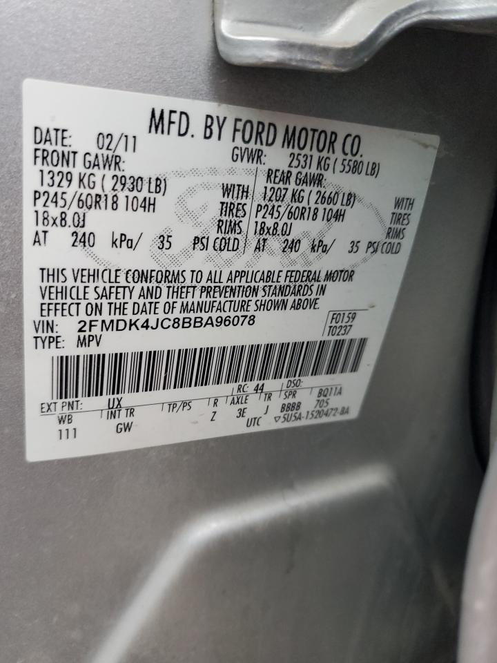 Lot #3040830777 2011 FORD EDGE SEL