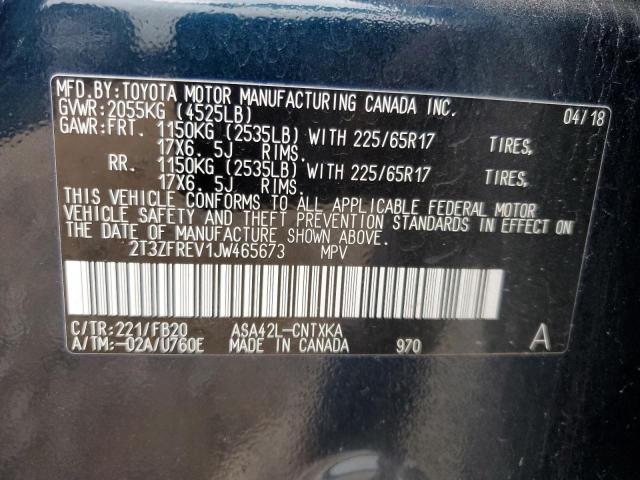 2018 TOYOTA RAV4 LE - 2T3ZFREV1JW465673