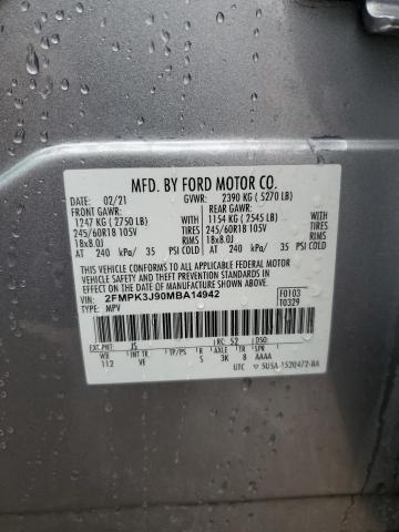2021 FORD EDGE SEL - 2FMPK3J90MBA14942
