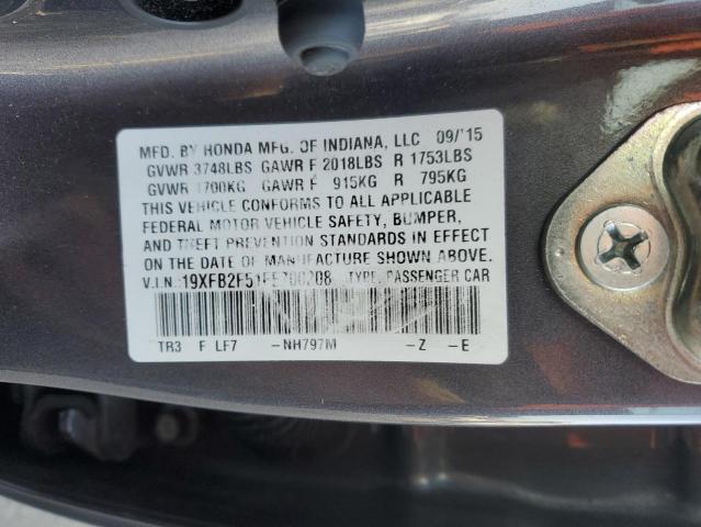 2015 HONDA CIVIC LX - 19XFB2F51FE700208