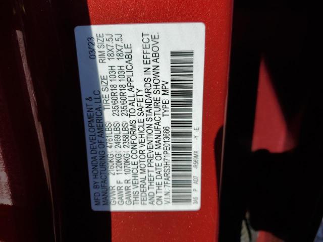 2023 HONDA CR-V EXL - 7FARS3H71PE013666