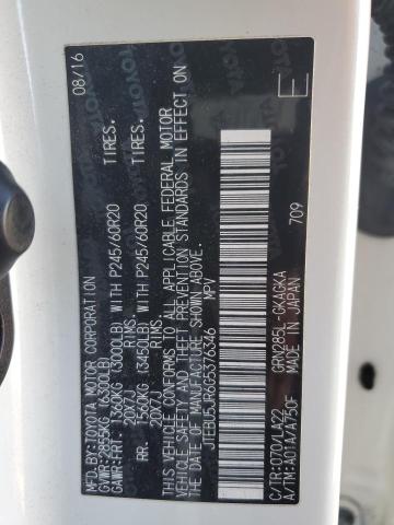 2016 TOYOTA 4RUNNER SR - JTEBU5JR6G5376346