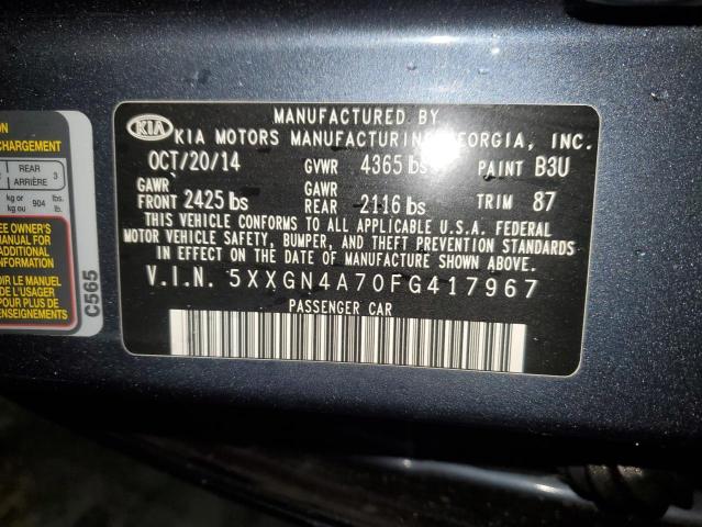 2015 KIA OPTIMA EX - 5XXGN4A70FG417967
