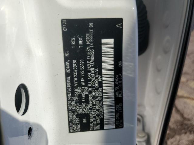 2020 TOYOTA HIGHLANDER - 5TDEBRCH4LS010490