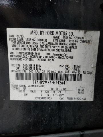 2015 FORD TAURUS POL - 1FAHP2MK6FG142641