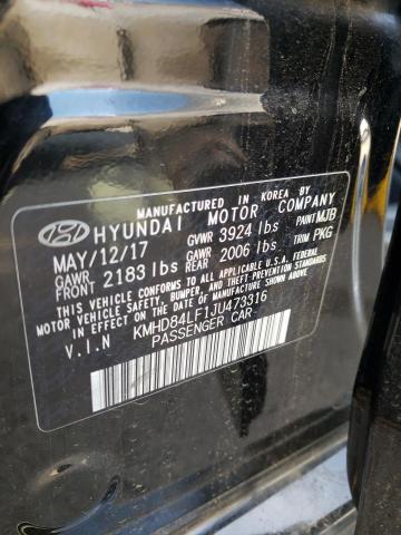 VIN KMHD84LF1JU473316 2018 HYUNDAI ELANTRA no.12