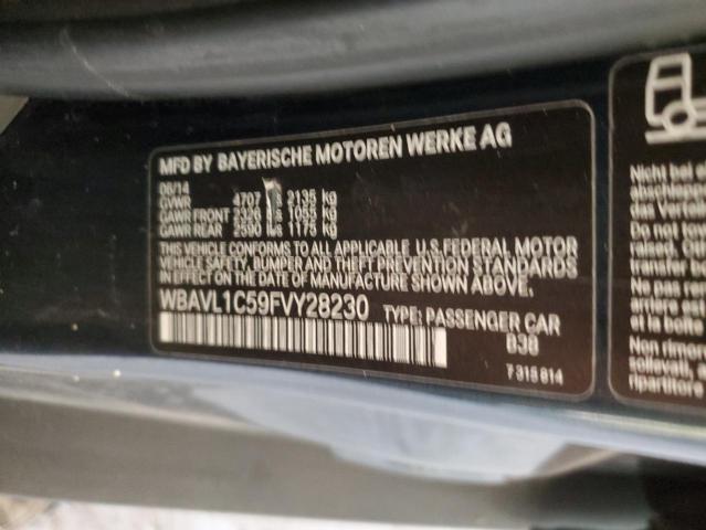 2015 BMW X1 XDRIVE2 - WBAVL1C59FVY28230