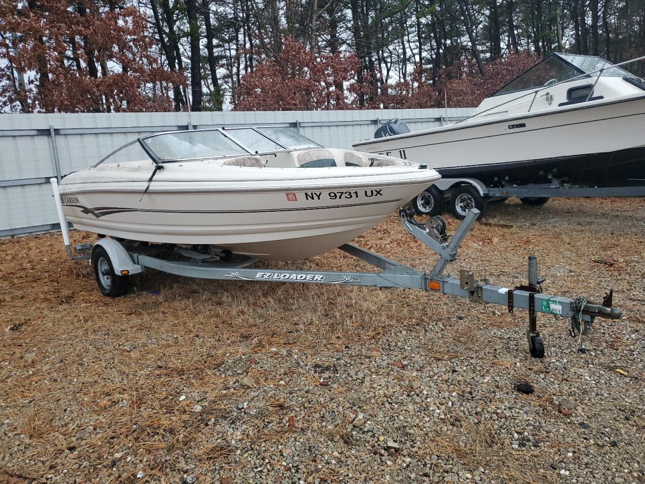 Lot #3036945817 2002 BOAT W/TRAILER