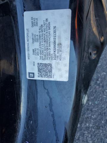 2019 CHEVROLET CAMARO ZL1 - 1G1FK1R68K0113076