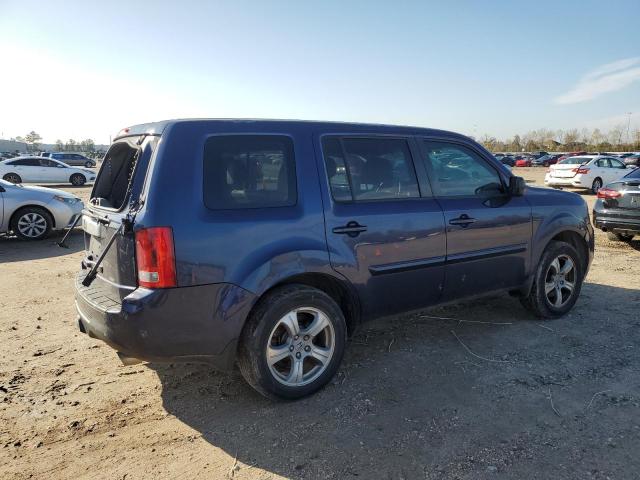 HONDA PILOT EXL 2013 blue  gas 5FNYF3H58DB029546 photo #4