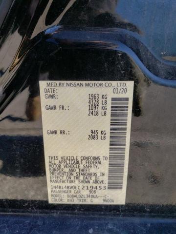 2020 NISSAN ALTIMA S - 1N4BL4BV0LC219453