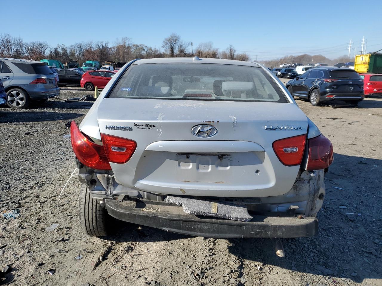 Lot #3037299165 2008 HYUNDAI ELANTRA GL