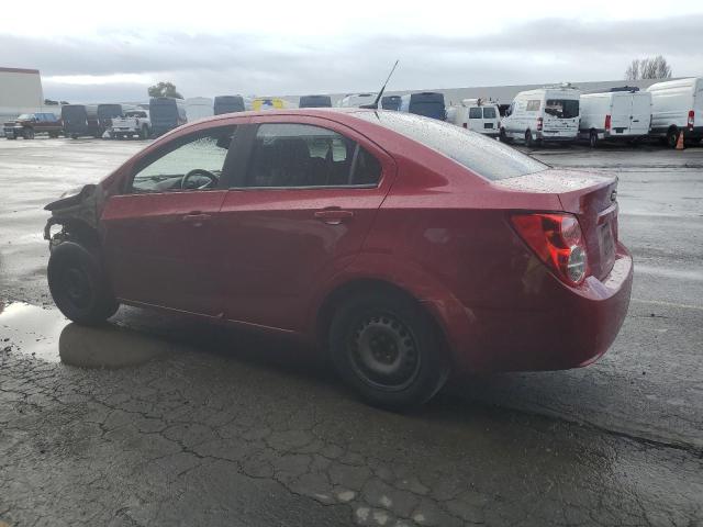 CHEVROLET SONIC LS 2013 maroon  gas 1G1JA5SH3D4247263 photo #3