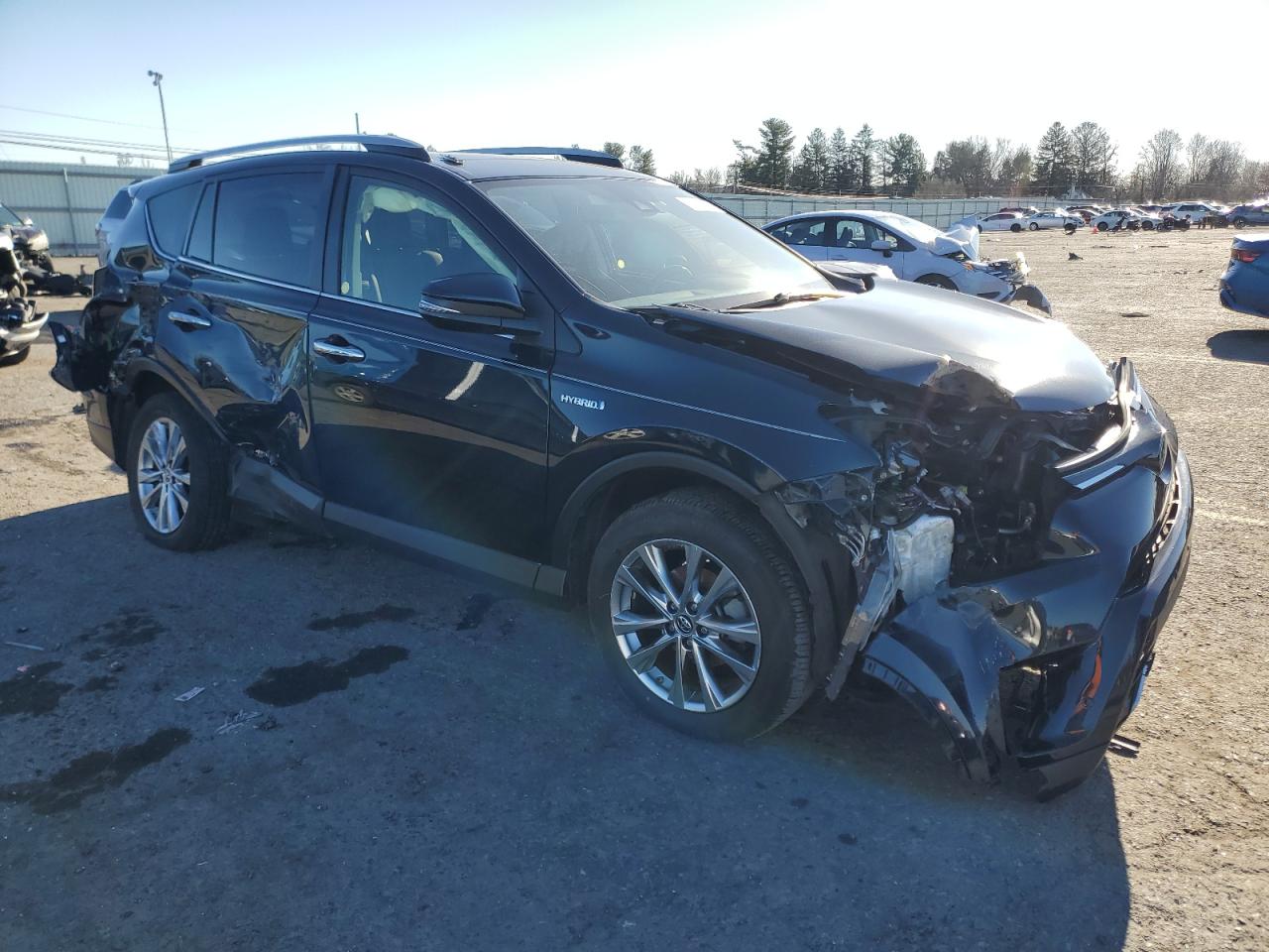 Lot #3030636148 2018 TOYOTA RAV4 HV LI