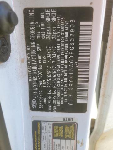 2015 KIA SORENTO LX - 5XYKT3A60FG632908