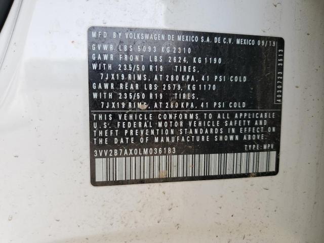 2020 VOLKSWAGEN TIGUAN SE - 3VV2B7AX0LM036183