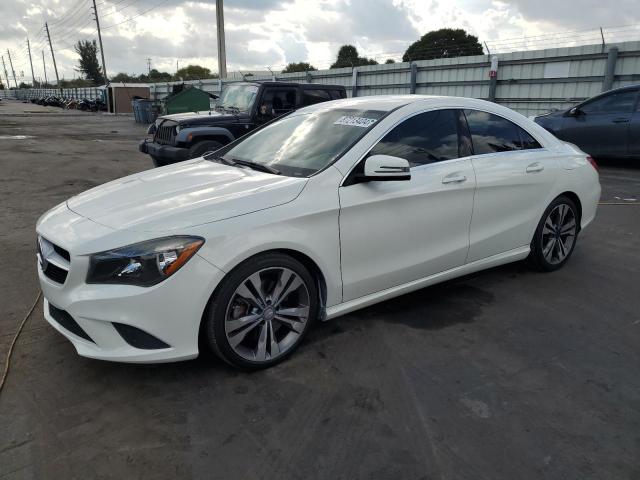 MERCEDES-BENZ CLA 250 2015 white  gas WDDSJ4EB7FN267483 photo #1