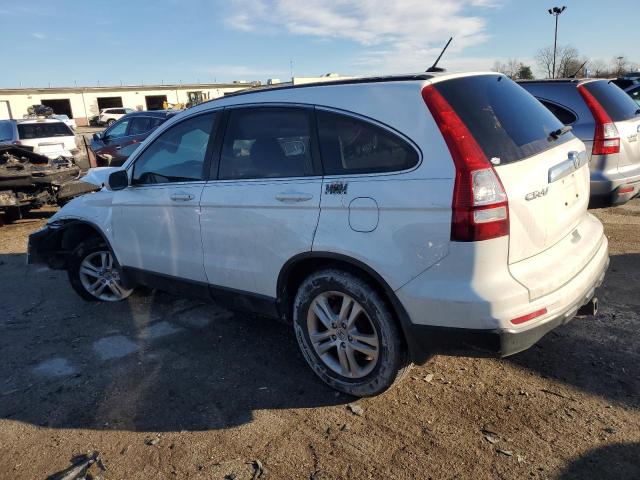 HONDA CR-V EXL 2011 white  gas 5J6RE4H75BL063740 photo #3