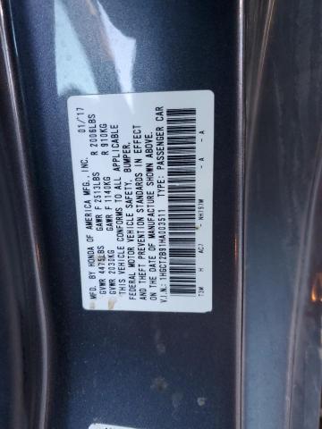 2017 HONDA ACCORD EXL - 1HGCT2B91HA003511