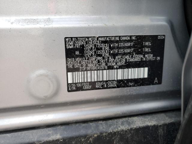 2024 TOYOTA RAV4 LE - 2T3F1RFV6RC453516