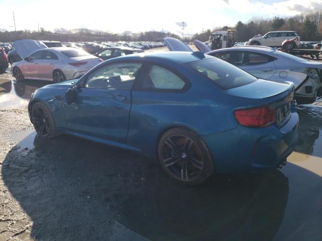 BMW M2 2018 blue  gas WBS1J5C59JVD37658 photo #3