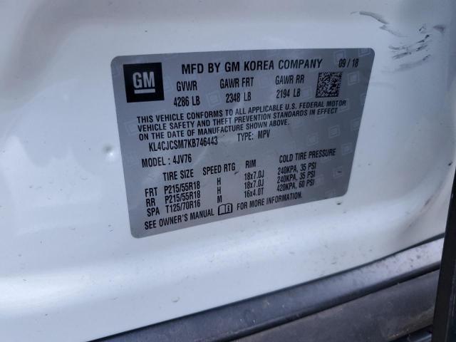 2019 BUICK ENCORE ESS - KL4CJCSM7KB746443