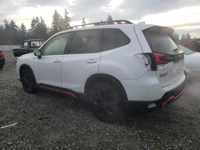 SUBARU FORESTER S 2022 white  gas JF2SKAGCXNH412364 photo #3