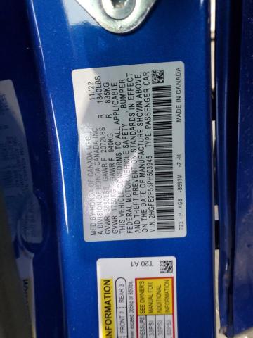 2023 HONDA CIVIC SPOR - 2HGFE2F55PH503945