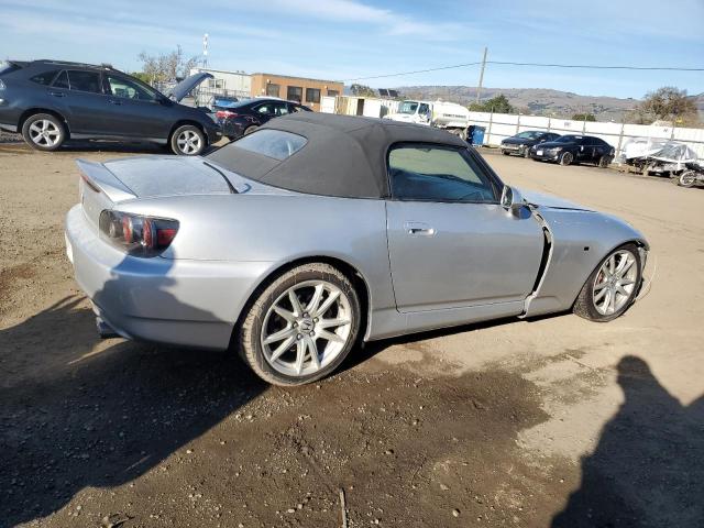 HONDA S2000 2004 silver  gas JHMAP21494S001170 photo #4