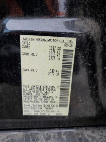 2017 NISSAN ALTIMA 2.5 - 1N4AL3AP5HN308505