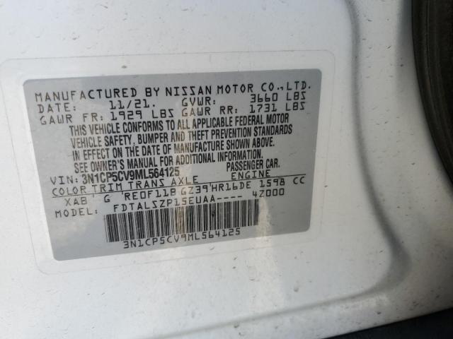2021 NISSAN KICKS SV - 3N1CP5CV9ML564125