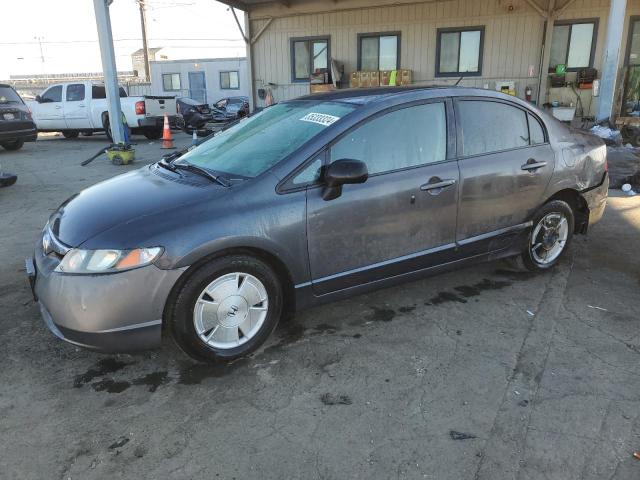 HONDA CIVIC HYBR 2007 gray sedan 4d hybrid engine JHMFA36277S025847 photo #1