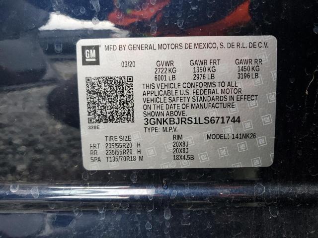 2020 CHEVROLET BLAZER - 3GNKBJRS1LS671744