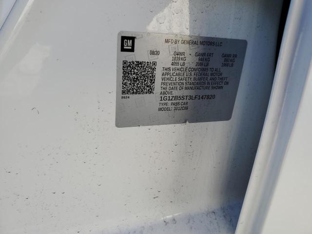 2020 CHEVROLET MALIBU LS - 1G1ZB5ST3LF147820