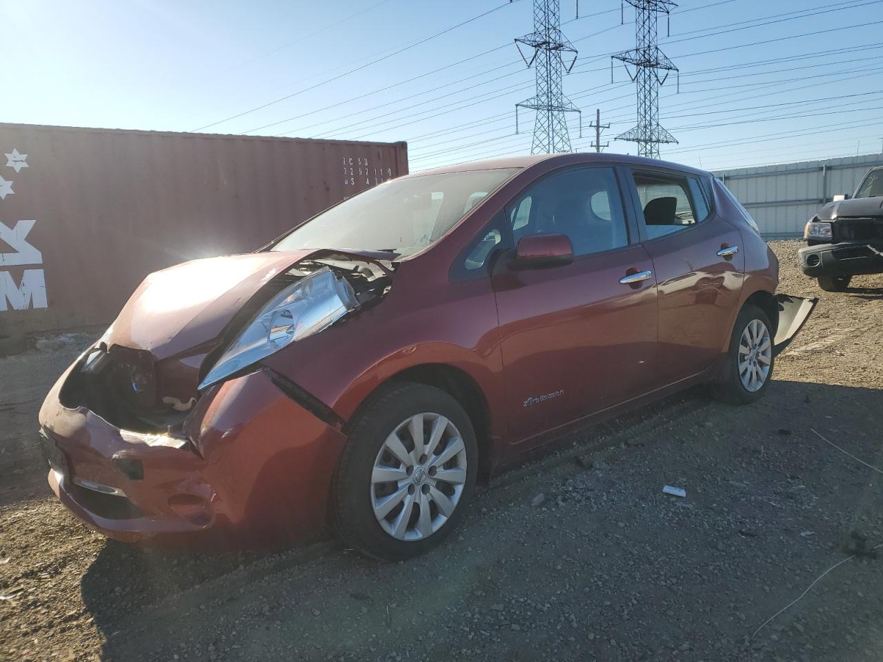 Lot #3030423463 2015 NISSAN LEAF S