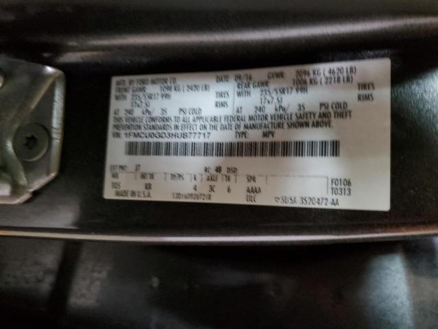 2017 FORD ESCAPE SE - 1FMCU0GD3HUB77717