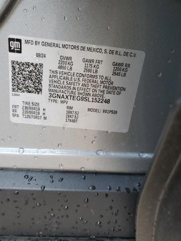 2025 CHEVROLET EQUINOX RS - 3GNAXTEG9SL152248