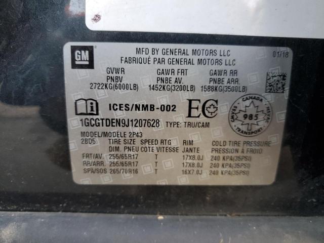 2018 CHEVROLET COLORADO Z - 1GCGTDEN9J1207628