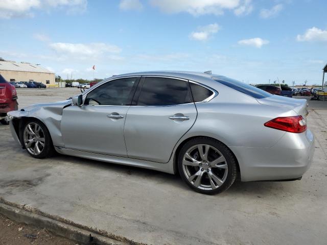 INFINITI M37 2013 silver  gas JN1BY1AP2DM514825 photo #3