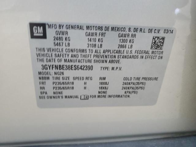 VIN 3GYFNBE38ES642390 2014 CADILLAC SRX no.13