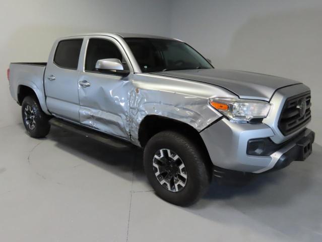 TOYOTA TACOMA DOU 2018 silver  gas 3TMCZ5AN5JM138156 photo #1