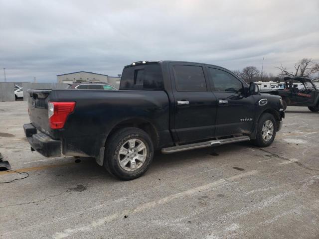 NISSAN TITAN SV 2017 black  gas 1N6AA1E53HN573496 photo #4