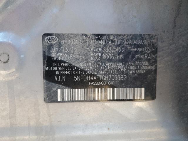 2016 HYUNDAI ELANTRA SE - 5NPDH4AE1GH709982
