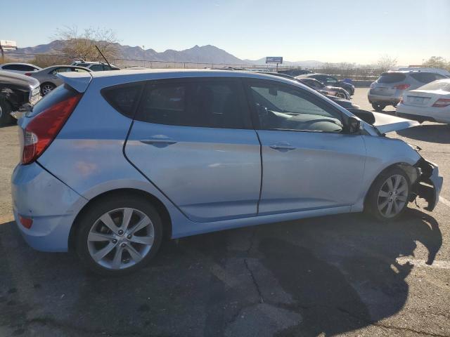 HYUNDAI ACCENT GLS 2014 blue  gas KMHCU5AE0EU173912 photo #4