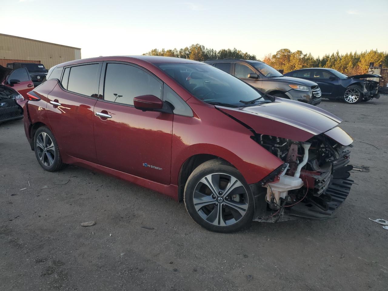 Lot #3033043991 2019 NISSAN LEAF S PLU