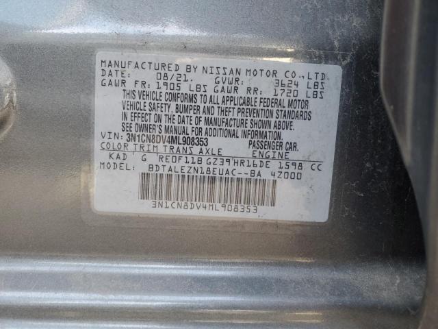 2021 NISSAN VERSA S - 3N1CN8DV4ML908353