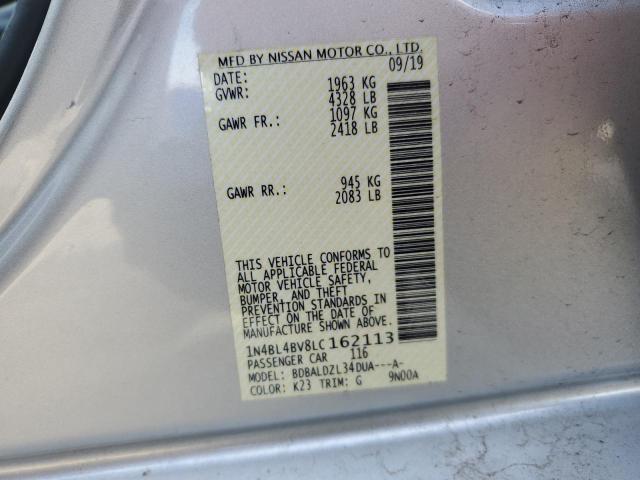 2020 NISSAN ALTIMA S - 1N4BL4BV8LC162113