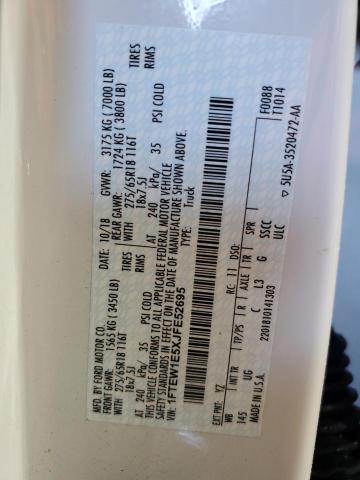 2018 FORD F150 SUPER - 1FTEW1E5XJFE52695